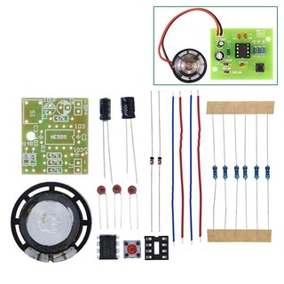 Bộ linh kiện lắp mạch chuông cửa diy sử dụng ne555