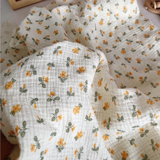 vải xô muslin 2 lớp hoa ớt vintage cao cấp mềm mại thấm hút dùng may đồ bộ,đồ ngủ siêu xịn