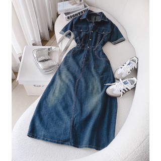 ĐẦM SƠ MI JEANS