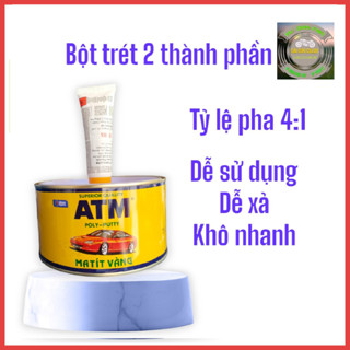  Bột trét Matít ATM đa năng hủ 1.2kg trét gỗ kim loại 
