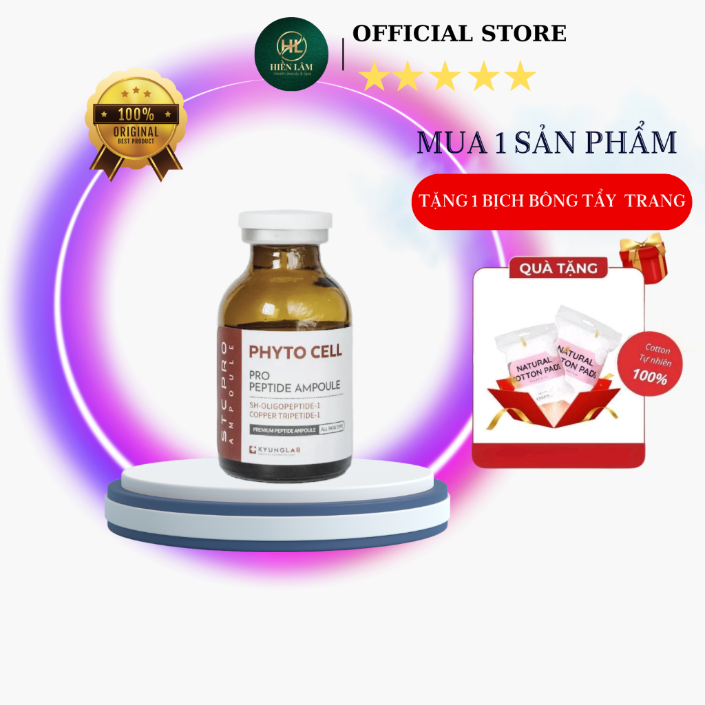 Tinh chất KyungLab Phyto Cell, Tăng sinh tế bào gốc, Dưỡng trắng, phục hồi và tái tạo da 20ml