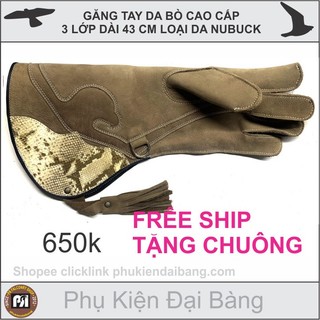 Găng  tay da bò  nuôi chim đại bàng, đại bàng biển, đại bàng núi, đại bàng vàng, đại bàng