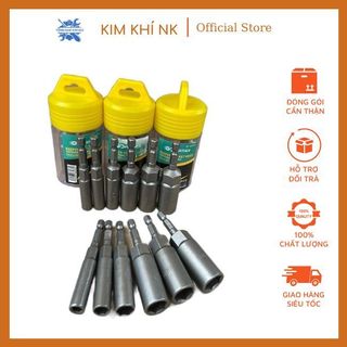 Bán lẻ chụp bulong dài 80mm chuôi lục giác 6.35mm các cỡ từ 6-14mm