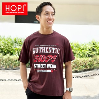 Áo Thun Unisex Hopi STREET WEAR 80% cotton & 20% ISCRA (co giãn 4 chiều) - Hopi Fashion