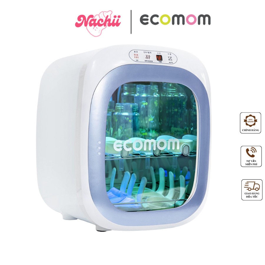 Máy tiệt trùng sấy khô khử mùi bằng tia UV Ecomom ECO-22 Plus