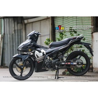 Tem rời yamaha exciter 155 movistar dán xe đen