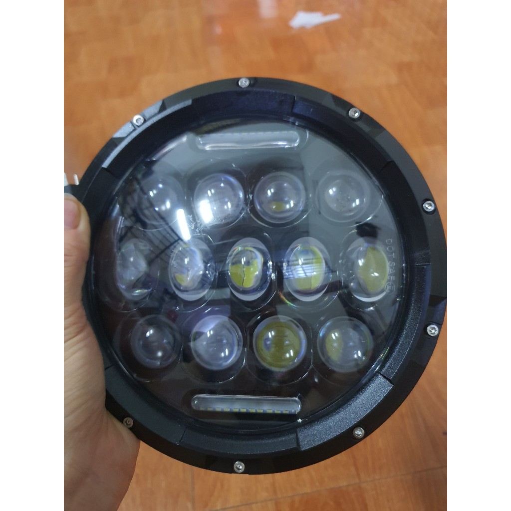 Bi 13 Mắt Siêu Sáng Chân H4 - Đèn Pha Ôtô LED 13 Mắt, Ánh Sáng Chân Thực H4