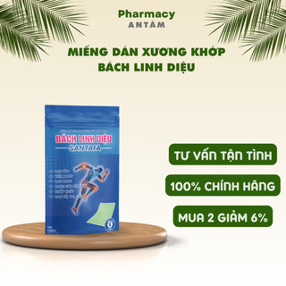 Cao Dán Thảo Dược Giảm Đau Vai Gáy, Xương Khớp, Bong Gân, Đau Do Chấn Thương Bách Linh Diệu Santafa Hộp 10 miếng