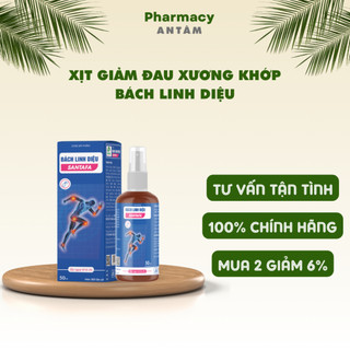 Chai Xịt Nóng Thảo Dược  Xương Khớp Bách Linh Diệu Hỗ trợ giảm đau, giảm tê bì chi nhanh chóng SANTAFA Chai 15ml