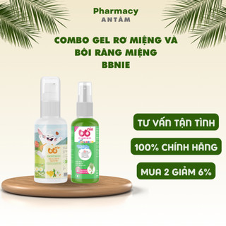 Bộ xịt rơ miệng 40ml và gel bôi răng miệng 30gr BBNIE chính hãng cho bé