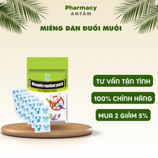 Miếng Dán Đuổi Muỗi Từ Tinh Dầu Thiên Nhiên Mosquito Repellent Patch, 6 miếng/túi