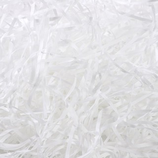 [ MỀM, MỎNG, NHẸ ] 1KG Giấy rơm giấy vụn giấy nến lót hộp quà tặng màu trắng tinh [01]