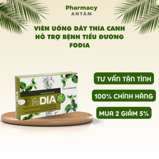 Viên Uống ổn định Đường Huyết, dây thìa canh Fodia Fobe giúp giảm đường huyết  Hộp 30 Viên