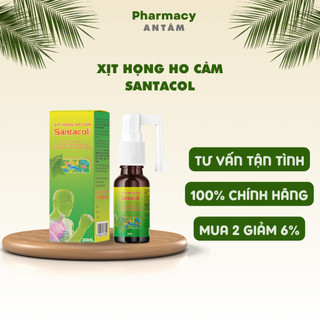 Xịt Họng Santafa hỗ trợ Giảm Ho , Ngứa Họng Giúp Hơi Thở Thơm Mát Lọ 30ml