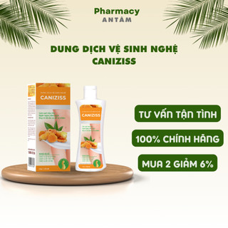 Dung Dịch Vệ Sinh Phụ Nữ Tinh Chất Nghệ Caniziss Khử Mùi, Giảm Ngứa, Làm Sạch, Cân Bằng Độ pH Vùng Kín Chai 120ml