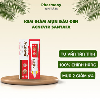 Kem Giảm Mụn Cám Mụn Đầu Đen Acnevir Santafa Tuýp 15gr