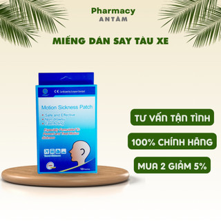 Miếng Dán Chống Say Tàu Xe Fobelife Motion Sickness Patch - Hộp 10 Miếng
