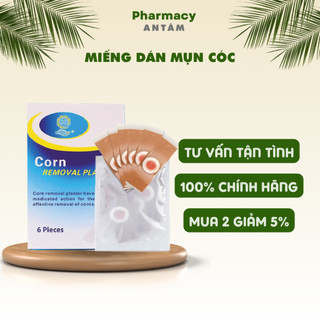 Miếng dán mụn cóc tại nhà Corn plaster KangDi Fobe hộp 6 miếng