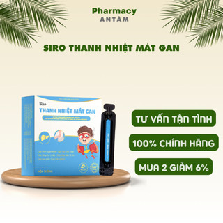 Siro Mát Gan Trẻ em Giúp Trẻ Thanh Nhiệt, Mát Gan, Ngừa Rôm Sảy, Vàng Da, Mề Đai Hộp 10 Ống