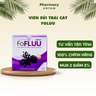 Viên Sủi Trái Cây FoFluu Fobelife Giúp Giảm Nhanh Cảm Lạnh Hộp 20 Viên