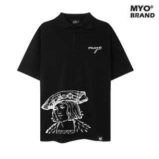 Áo Polo Form Rộng MYO In Hình C004