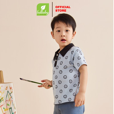 LULLABY - NH853R - Áo cộc tay polo bé trai