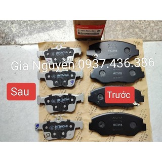 Má phanh trước, sau honda civic 2016_2020, bố thắng đĩa