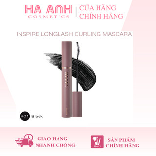 Mascara Mude Inspire Longlash Curling - 01 Black