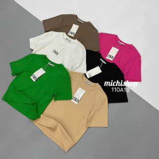 Áo thun croptop basic - 110A18