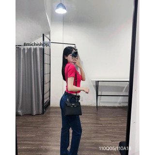 Áo thun croptop basic - 110A18