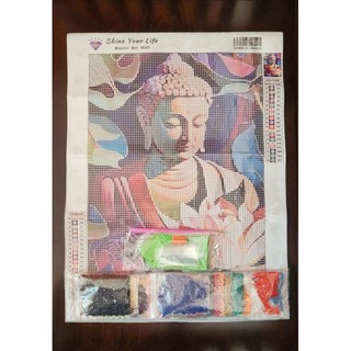 TRANH ĐÍNH ĐÁ PHẬT THÍCH CA 30*40CM