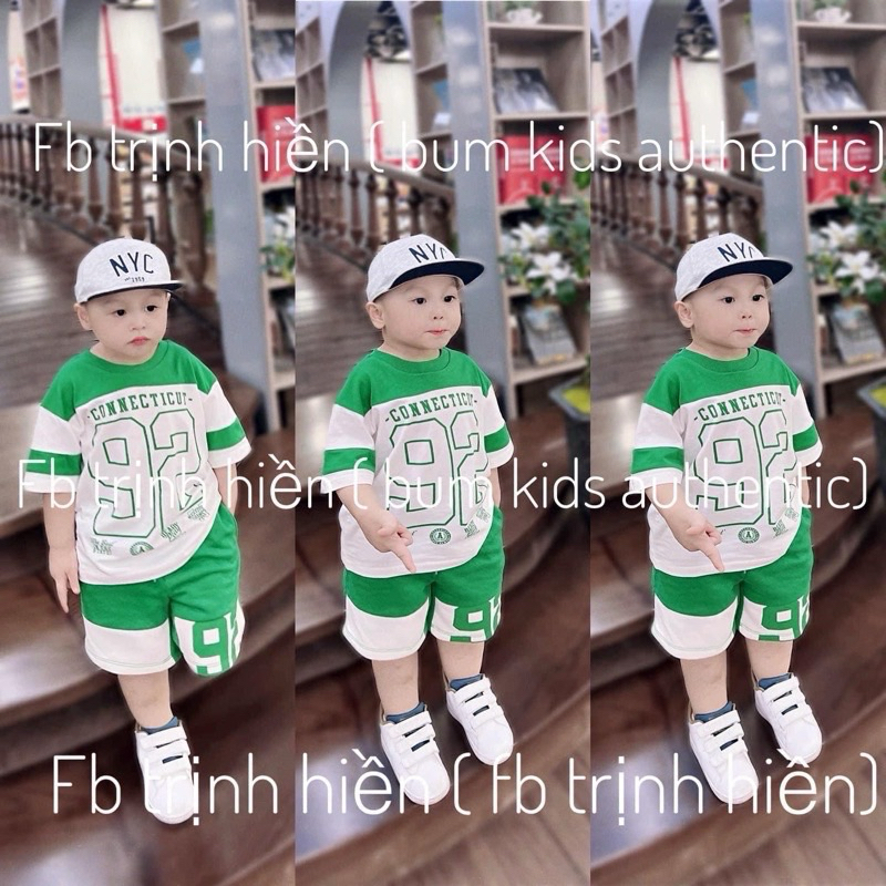 Bộ cotton bé trai | Hm japan | Săn sale sz 2/3y đến 9/10y