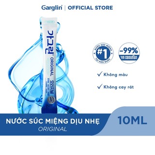 Nước súc miệng hơi thở thơm mát gói tiện lợi Garglin Original dung tích 10ml