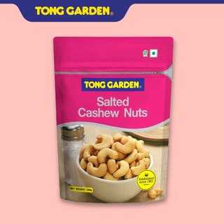 Hạt điều rang muối tong garden túi 160g/ salted cashew nuts 160g