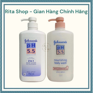 Sữa tắm Johnson’s pH 5.5 dưỡng ẩm da dành cho người lớn 750ml