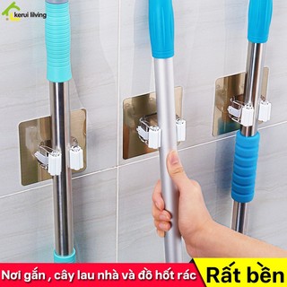 Miếng dán tường giữ chổi DION, cây lau không khoan, móc treo, dán tường giữ chổi, lau sàn