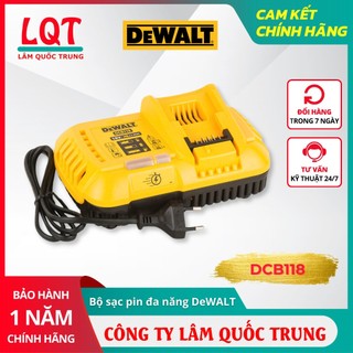 Đế sạc pin dewalt dcb118-kr đa năng 18v/54v