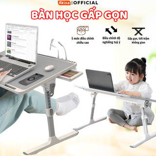 Bàn Học Gấp Gọn Mini Akina Điều Chỉnh Được Độ Nghiêng Với Thiết Kế Hiện Đại Nhất
