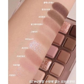 Bảng phấn mắt 10 Ô Lilybyred Mood Keyboard (01 - 02 - 03 - 04 - 05 - 06 - 07 - 08)