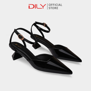 Giày cao gót nữ DILY mũi nhọn basic, giày bít mũi nữ gót nhọn hình học sang trọng cao 5cm AA0501