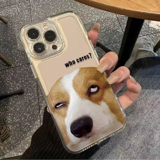 Ốp lưng Iphone X/11/13 Pro Max/14 Pro max/15 Pro Max/...dẻo trong Space in hình Cún Mắt Hí 2024