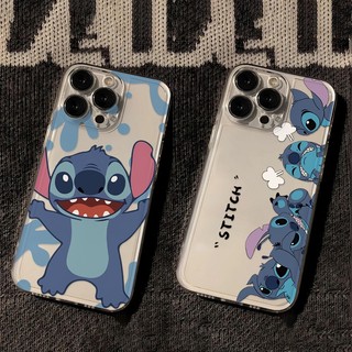 Ốp lưng Iphone X/11/13 Pro Max/14 Pro max/15 Pro Max/...dẻo trong Space in hình Stitch 2024