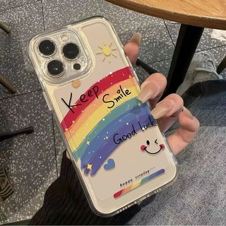 Ốp lưng Iphone X/11/13 Pro Max/14 Pro max/15 Pro Max/...dẻo trong Space in hình Keep Smile 2024