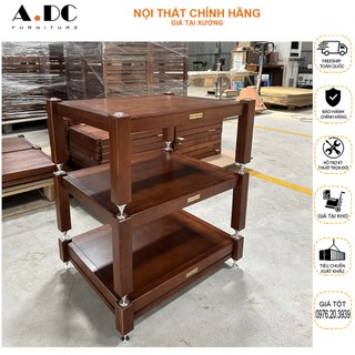 Kệ Audio gỗ thịt - kệ Ampli gỗ tự nhiên