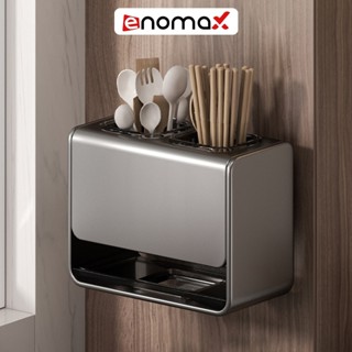 Hộp đựng đũa Enomax, đựng muỗng thìa nhà bếp treo tường hoặc để bàn chất liệu Thép Carbon cao cấp. Bảo hành 10 năm