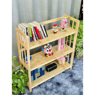 Kệ sách gỗ 3 tầng ngang 80cm