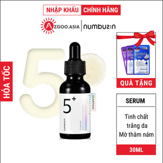 Serum Numbuzin No.5+ Vitamin Concentrated - Serum Huyết Thanh, Trắng Da Mờ Thâm Nám 30mL