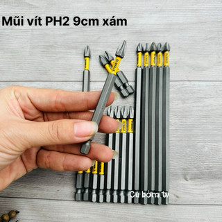 Mũi vít PH2 Dewalt màu xám có từ các loại
