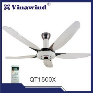 Quạt trần 5 cánh vinawind điện cơ thống nhất QT1500X có điều khiển
