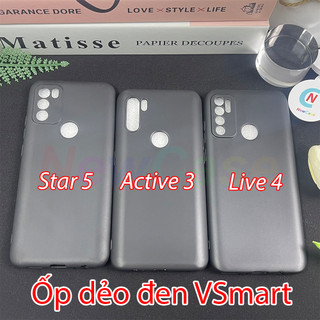 Ốp lưng Vsmart Active 1 / Active 1 Plus / Active 1 / Active 3 / Aris / Aris pro / Bee / Bee 3 dẻo đen